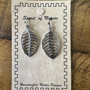 Silver Leaf Earrings